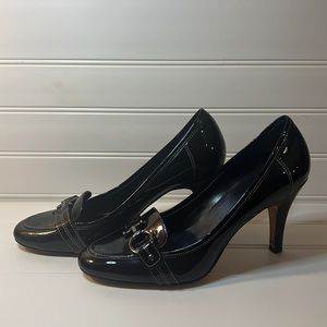 Joan & David Black Patent Leather Shoes Size 8.5M